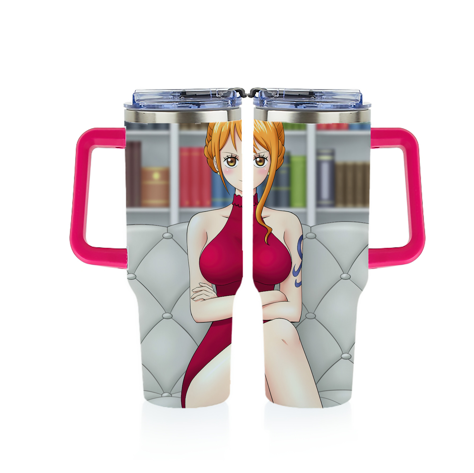 （画像用） ワンピース ONE PIECE 1200ｍLフルプリント車用タンブラー